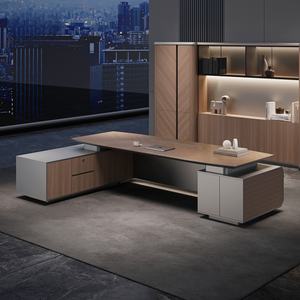 Meubles de bureau, bureau d'ordinateur moderne pour dirigeant, président, directeur, superviseur administratif - Product Image 3