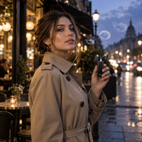 Briquet électrique portable en métal pour fumer, sans flamme, coupe-vent, rechargeable par USB, avec design OEM