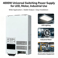 Alimentation électrique numérique SCN-4000 4000W avec affichage numérique, tension réglable 12V 24V 36V 48V, protection intelligente du courant, SMPS pour l'industrie