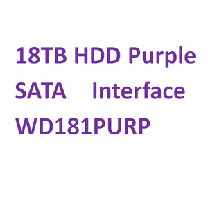 ฮาร์ดดิสก์ WD181PURP WD181EJRP WD241PURP Purple Pro ความจุ 18TB 20TB 22TB 24TB 26TB 7200 รอบต่อนาที 512MB SATA 3.5 นิ้ว สำหรับใช้งานภายใน - Product Image 2