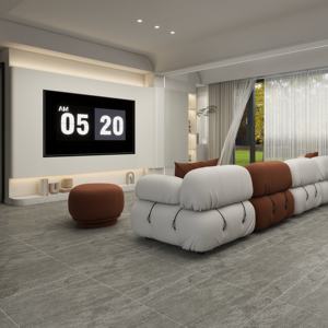 Azulejos <span class=keywords><strong>de</strong></span> Porcelana Mate Rústicos Antideslizantes e Impermeables <span class=keywords><strong>de</strong></span> 60x60 cm para Dormitorio, Sala <span class=keywords><strong>de</strong></span> Estar y <span class=keywords><strong>Casa</strong></span>, Marca Foshan Premium - Product Image 5