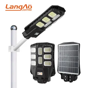 Riflettore dell'alloggiamento In alluminio pressofuso Cobra Ip66 più venduto 300 400 500 W strada esterna tutto In un lampione solare a Led