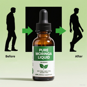 ビーガンモリンガオレイフェラ液体葉エキスブーストEnerguレベル有機モリンガ葉液滴 - Product Image 5