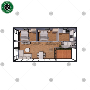 Casa Contenedor Plegable Prefabricada Certificada de 20 pies/40 pies, Expandible, Tipo Granny Flat, Villa Móvil Prefabricada - Product Image 6