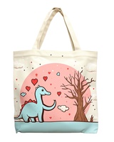Sac fourre-tout en toile de coton recyclable imprimé de logo personnalisé