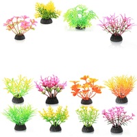 Plantes aquatiques artificielles PKY en promotion, base en plastique, herbe marine, fournitures pour aquarium, plante décorative pour aquarium, décoration de bassin à poissons