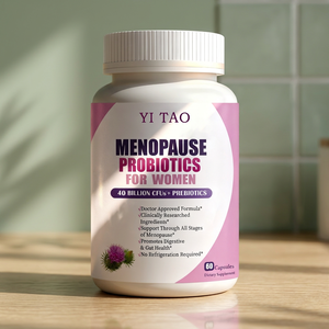 Capsules Probiotiques Naturelles pour Femmes en Ménopause en Gros - Régule les Hormones, Renforce la Confiance en Soi et Améliore l'Humeur, 60 Comprimés - Product Image 1