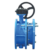 Actionneur électrique en fonte ductile Keystone, vanne papillon à bride, filetage 6 trous, structure de contrôle haute température pour l'eau