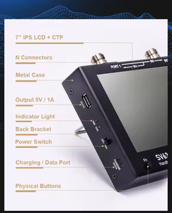 Analyseur de réseau vectoriel <span class=keywords><strong>portable</strong></span> SV6301A VNA 1MHz - 6.3GHz avec analyseur de réseau vectoriel à écran 7 ''analyseur d'<span class=keywords><strong>antenne</strong></span> - Product Image 6