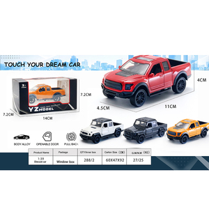 Modèle de <span class=keywords><strong>voiture</strong></span> tout-terrain en alliage métallique à l'échelle 1/39, jouet à tirer en arrière avec portes ouvrantes, roues mobiles, jouets pour enfants - Product Image 4