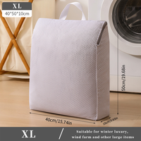 Sac à linge en maille nid d'abeille de haute qualité, style portable, sac en maille pour machine à laver, pour le lavage des vêtements