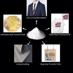 <b>TPU</b> Hot Melt Adhesive Powder Clothing Offset Heat Transfer Ultra-fine Powder Polyurethane Powder Printing Hot Stamping - Product Image 4