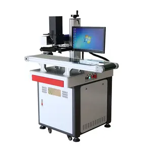 2024 Ruisheng automatic laser marking machine with high-precision CCD camera positioning system for quick metal marking job