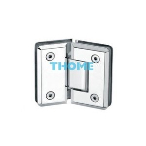 Ferramenta in acciaio inox incorniciato specchio a perno nascosto in vetro porta doccia cerniera <span class=keywords><strong>per</strong></span> occhiali da doccia - Product Image 6