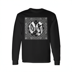 Camiseta de Manga Larga Og Bandana, Estilo Chicano Westside, Ropa Original de Gánster Cholo - Product Image 2