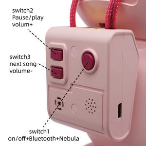 Proyector de Galaxia LED Rosa con Diseño de Conejo Astronauta, Lámpara de Proyección de Nebulosa y Cielo Estrellado para Decoración de Dormitorios Infantiles - Product Image 5