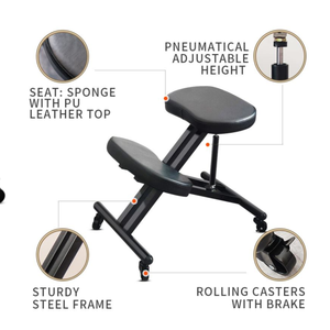 Epsilon Folding Office Ergonomic <strong>Orthopaedic</strong> <strong>Chair</strong> Stools Stretch Knee Yoga Posture Seats Kneeling Desk <strong>Chairs</strong> With Wheel - Product Image 3