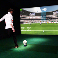 Jeu de simulation de football interactif SQactivaPlay pour enfants et adultes - Construction métallique, aire de jeux intérieure, parc d'attractions