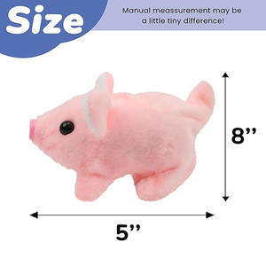 Cerdito de Peluche Interactivo que Camina, Cerdo Electrónico que Gatea, con Sonido de Oink, Mueve la Nariz y la Cola, <span class=keywords><strong>Juguete</strong></span> Animado para Niños Pequeños, Cerdo Rosa - Product Image 4