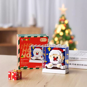 Christmas Building Blocks Set Santa Claus Snowman Tree 200-400 Pieces Educational Toy For Kids Age 7-14 Indoor Assembly Gift - Product Image 2