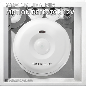 Sistema de Seguridad Doméstico con Cable Yuke de 12 V, Montaje en Techo Interior, Detección de Movimiento Infrarroja Pasiva de 360 Grados, Alarma - Product Image 2