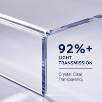 Fabrication sur mesure de pièces de couvercle en plastique acrylique transparent et polycarbonate, pliage à chaud OEM, fabriqué en Chine/Guatemala