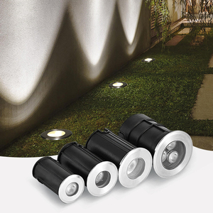 Mini projecteur LED submersible, lampe LED pour marches, 3W, acier inoxydable, éclairage de terrasse souterrain - Product Image 1