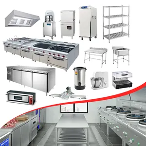 4- 5 star hotel kitchen equipment Restaurant commercial kitchen equipment industrial cooking equipment full set supply