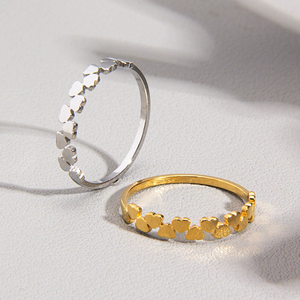 Nuovo Anello Semplice in Acciaio Inossidabile per Coppie, Non Sbiadisce - Product Image 2