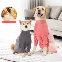 Vêtements pour animaux Fishprincess, toutes saisons, col haut anti-chute de poils, style classique à fermeture éclair, vêtements pour animaux