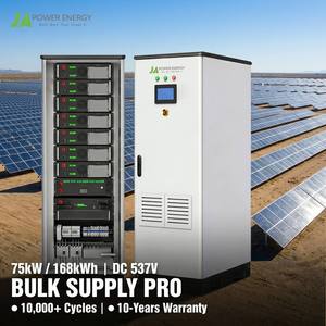 ระบบจัดการโหลดอุตสาหกรรม C&I ระบบแบตเตอรี่แรงดันสูง BESS JApower 75kW 168kWh 537V พร้อม Solis สำหรับโรงงานและโครงการพลังงาน EPC - Product Image 1
