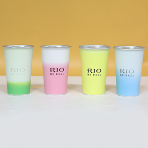 Tái Sử Dụng Ma Thuật Lạnh Cốc Bên Bia Cola Cốc Cà Phê Ngoài Trời 12Oz 33Oz Lạnh Uống Thay Đổi Màu Sắc Nhôm Cốc - Product Image 1