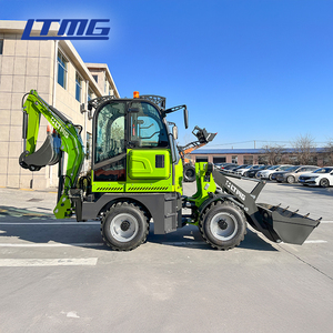 LTMG Kompakter Multifunktionaler 1 Tonne 2 Tonnen 2,5 Tonnen 4x4 <span class=keywords><strong>Mini</strong></span>-Radlader-Bagger für Bau und Garten - Product Image 1