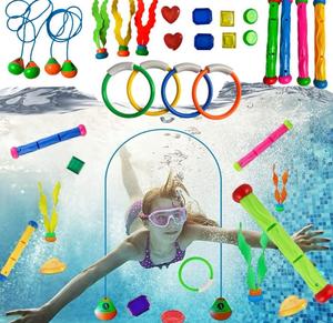 Nouveau jouet de plongée sous-marine pour enfants, bâton de jeu aquatique en plastique pour l'entraînement en piscine, torpille d'été - Product Image 2