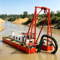 Machine de dragage de sable pour bateaux à réaction, personnalisable, haute efficacité, pour le dragage de sable de rivière et la pompage de sable