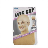 Bonnets de perruque en gros, multicolores, extensibles et respirants en nylon pour femmes