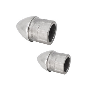 Stainless Steel Top Cap 22/25MM Marine Hardware Tube <b>Plug</b> For Boat Deck Accessories - Product Image 5