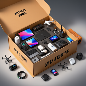 Boîtes à mystère, boîte à mystère électronique, vous pouvez obtenir un Labubu, téléphone portable, <span class=keywords><strong>montre</strong></span> intelligente, lunettes intelligentes, jouets AI. 100% gagnant - Product Image 2