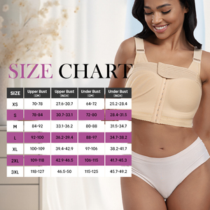 Hauts de compression <span class=keywords><strong>post</strong></span>-chirurgie pour <span class=keywords><strong>augmentation</strong></span> <span class=keywords><strong>mammaire</strong></span>, Fajas Colombianas, Soutiens-<span class=keywords><strong>gorge</strong></span> gainants avec bande stabilisatrice pour implants mammaires - Product Image 6