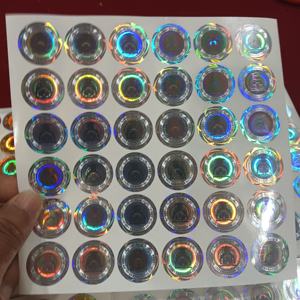 Autocollant holographique laser avec <span class=keywords><strong>image</strong></span> multicouche et micro-texte - Product Image 4