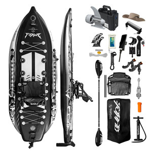 Kayak Inflable de Pesca con Diseño Compacto de PVC, Fácil de Transportar e Instalar, para Entusiastas de la Pesca Remota - Product Image 3