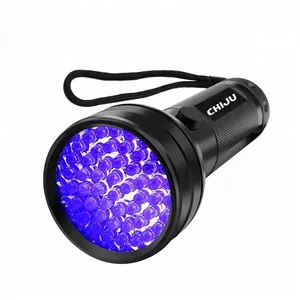 Aluminum Ultraviolet Flashlight Black Light, LED UV Torch Price /95nm 51 LED UV Flashlight