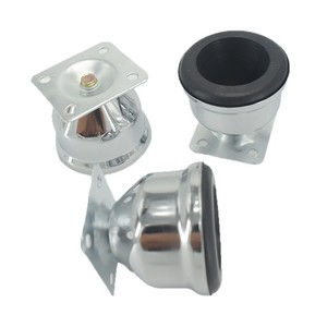 Furniture Leg Single Layer Cup Chrome Plated Iron For Sofa Table Cabinet Legs Wholesale - Product Image 2