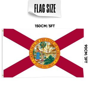 Banderas de <span class=keywords><strong>Florida</strong></span> al por Mayor de 3x5 pies, Poliéster 68D/100D, Personalizables para Todas las Naciones, Envío Rápido, Proveedor Confiable, Entrega Veloz - Product Image 3