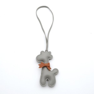 Fashion Cute Animal Pendant <b>Keychain</b> for Women & Girls Pu Leather With Brown Bow Materials <b>Keychain</b> Pendant - Product Image 6