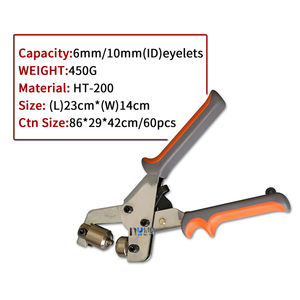 Punzonadora manual de presión manual de 1/2, 6mm y 10mm, punzón Manual de ojales para anillo de cortina, remache de botón a presión - Product Image 6
