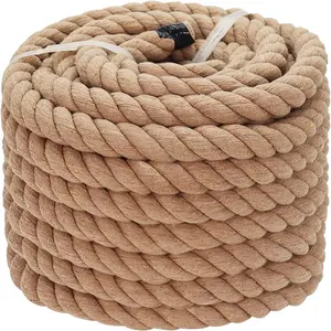 HH Super Soft Twisted Strong Swings Chew Toy Recycled 6Mm 8Mm Braided Cotton Cord