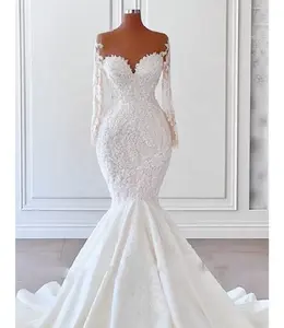 2023 new Custom Made Handmade Embroidered Mermaid Wedding Dress Sexy Cut-out Bridal Gown