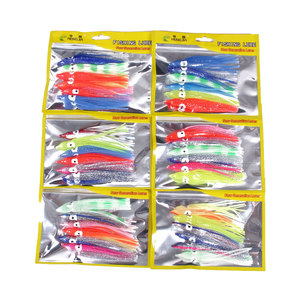 Esche <span class=keywords><strong>Artificiali</strong></span> Morbide in Plastica a Forma di Polpo e Calamaro <span class=keywords><strong>per</strong></span> Acqua Salata, 10cm, 3.7g, 6pz/sacchetto, 4 Pollici, <span class=keywords><strong>per</strong></span> la Pesca - Ingrosso SO130 - Product Image 2