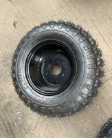 Ensemble complet de roues pour karting 16x6x8 16x7x8, jantes en acier robustes, pneus tout-terrain pour VTT